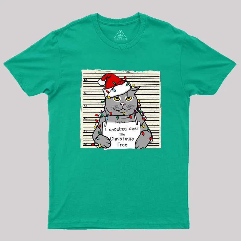 Christmas Cat Geek T-Shirt - Image 10