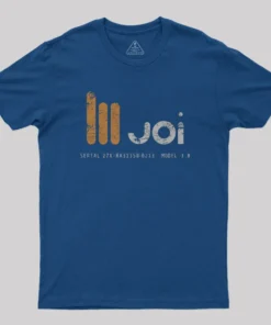 Alternative view of Blade Runner 2049 Joi Logo Geek T-Shirt