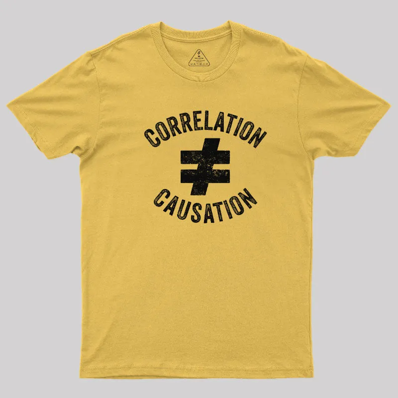 Correlation Does Not Equal Causation T-Shirt - Image 5