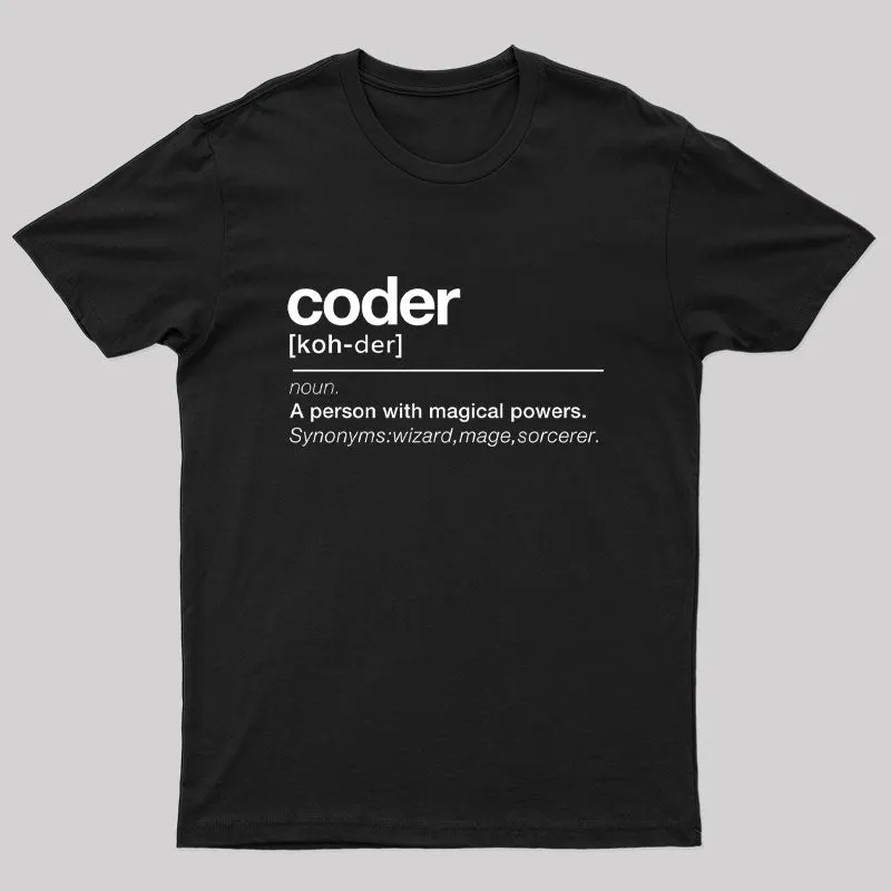 Coder definition T-Shirt