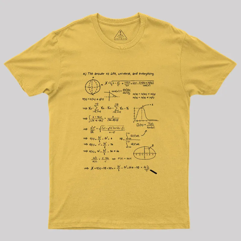 The Answer to Life T-Shirt - Image 4