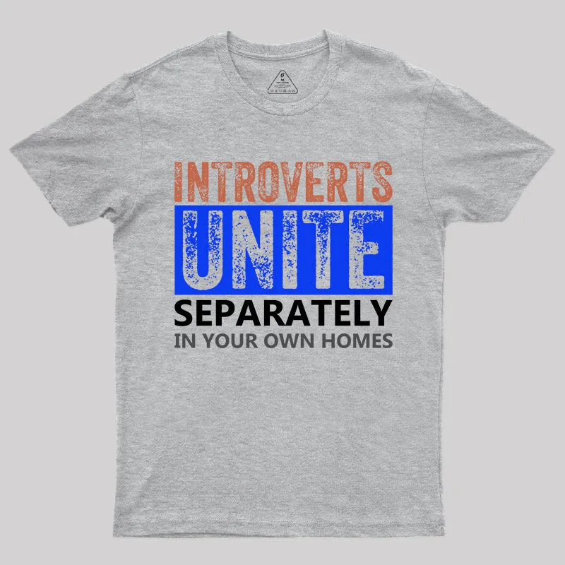 Introverts Unite Separately T-Shirt - Image 10