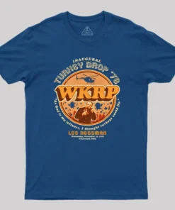 Alternative view of WKRP Turkey Drop '78 Worn T-Shirt