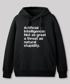 Alternative view of Artificial Intelligence Geek Hoodie