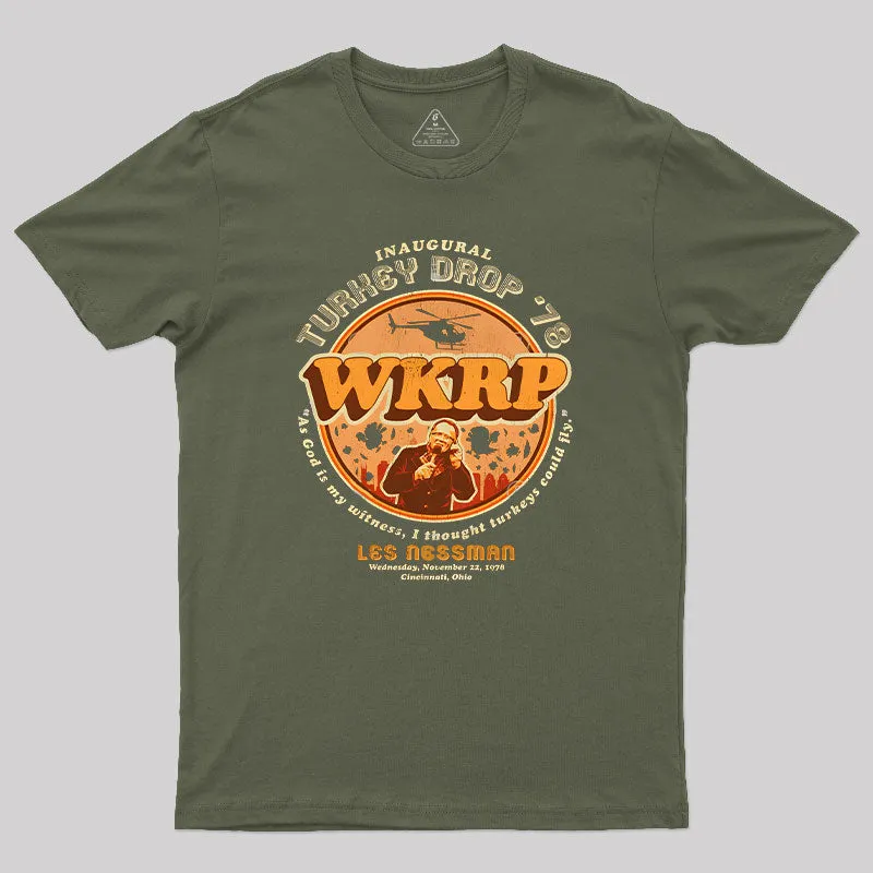 WKRP Turkey Drop '78 Worn T-Shirt - Image 3