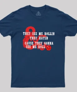 Alternative view of They See Me Rollin Geek T-Shirt