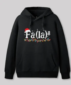 Math Nerd Christmas Fa la la la Geek Hoodie