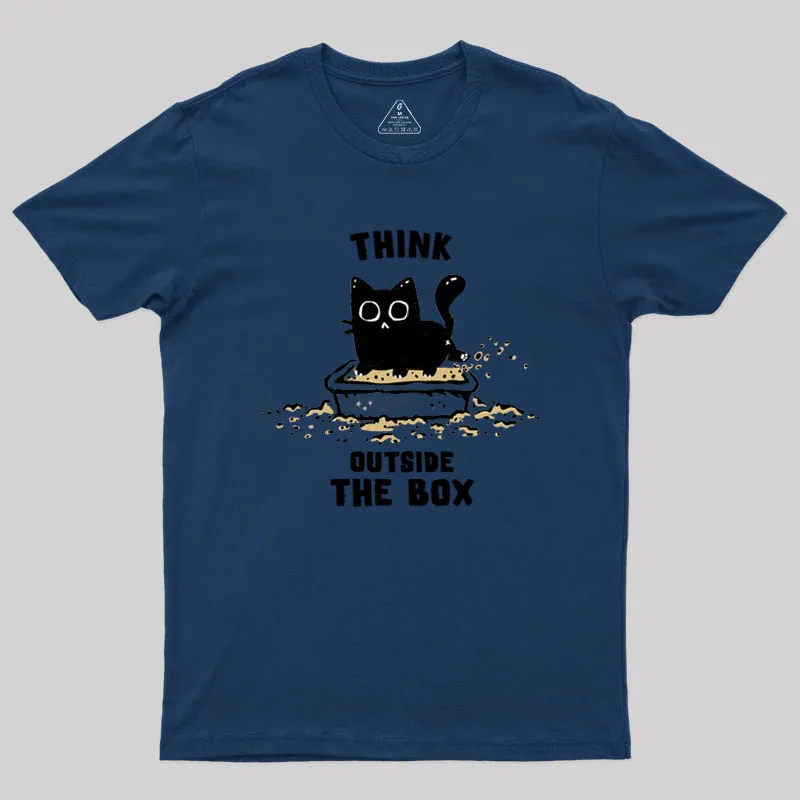 Think Outside The Cat Box Geek T-Shirt
