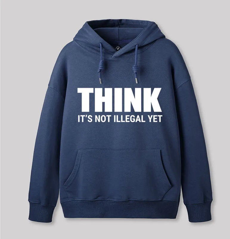 Think Before It's Illegal Geek Hoodie - Image 2