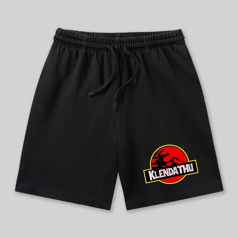 Klendathu Scifi Space Troopers Geeky Washed Shorts