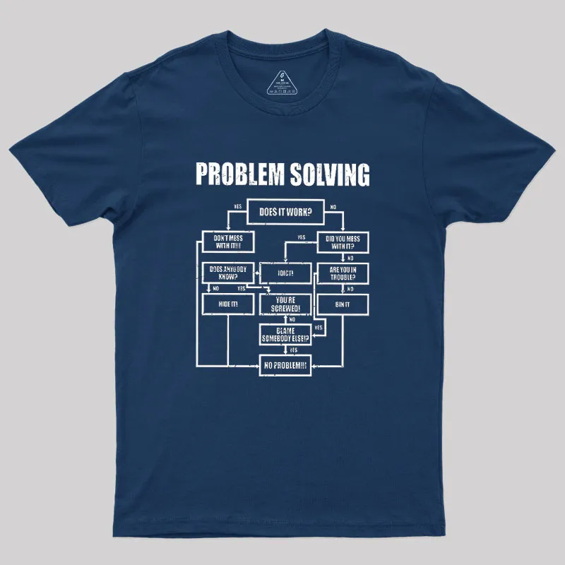 Men Problem Solving Geek T-Shirt