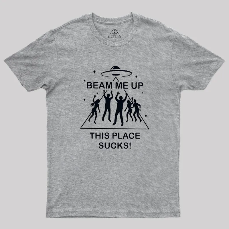 Beam Me Up Geek T-Shirt - Image 4