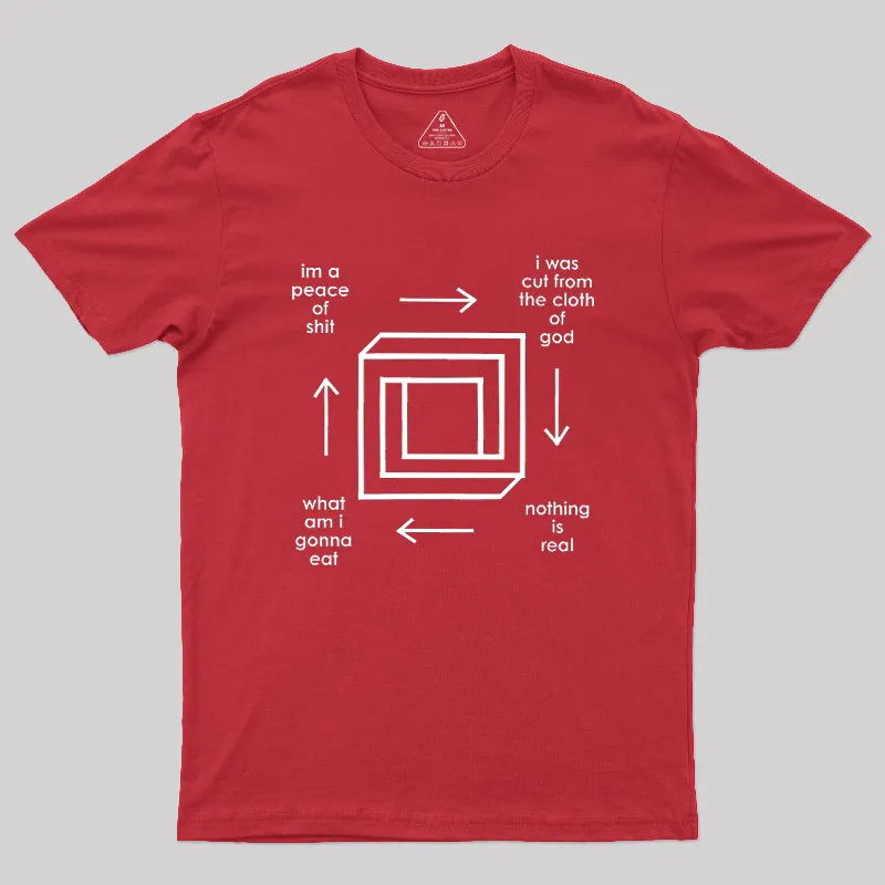 Surreal Existential Art Geek T-Shirt - Image 5