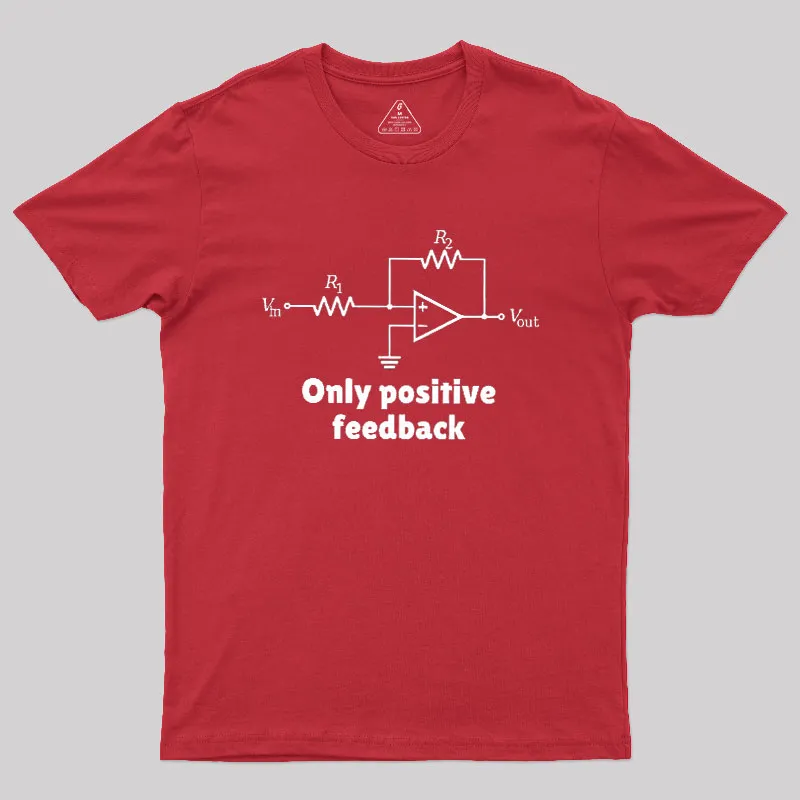 Only Positive Feedback Geek T-Shirt - Image 5