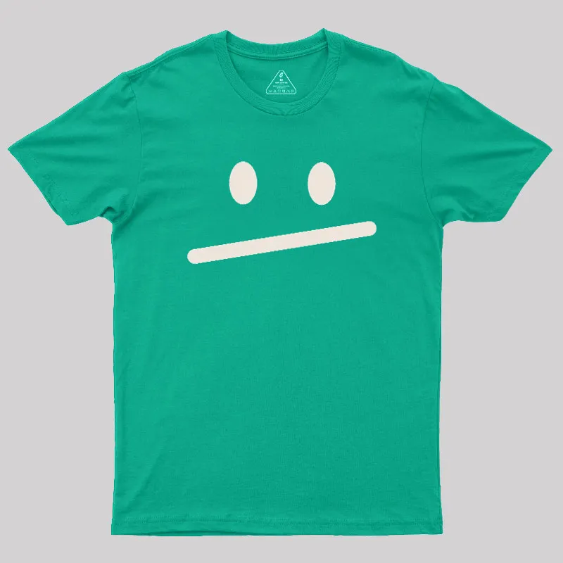 Meh Face Geek T-Shirt - Image 9