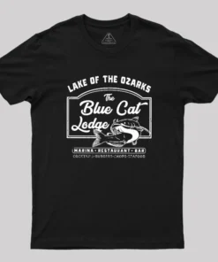 Alternative view of The Blue Cat Lodge Geek T-Shirt