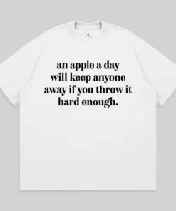 Alternative view of An Apple A Day Unisex Oversized T-shirt