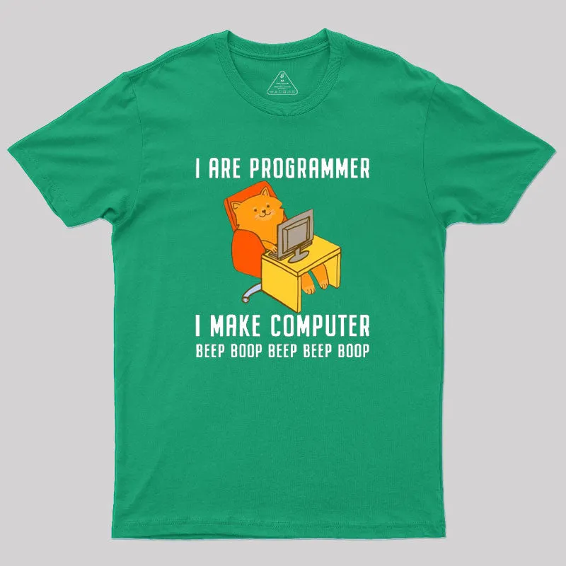 I Are Programmer Programming Geek T-Shirt - Image 9