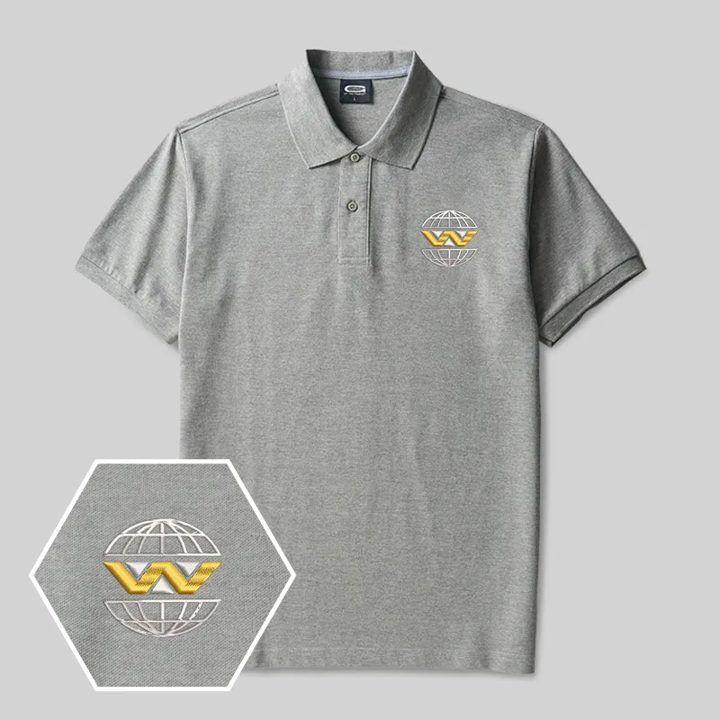 Weyland Yutani Geek Embroidered Polo Shirts - Image 3