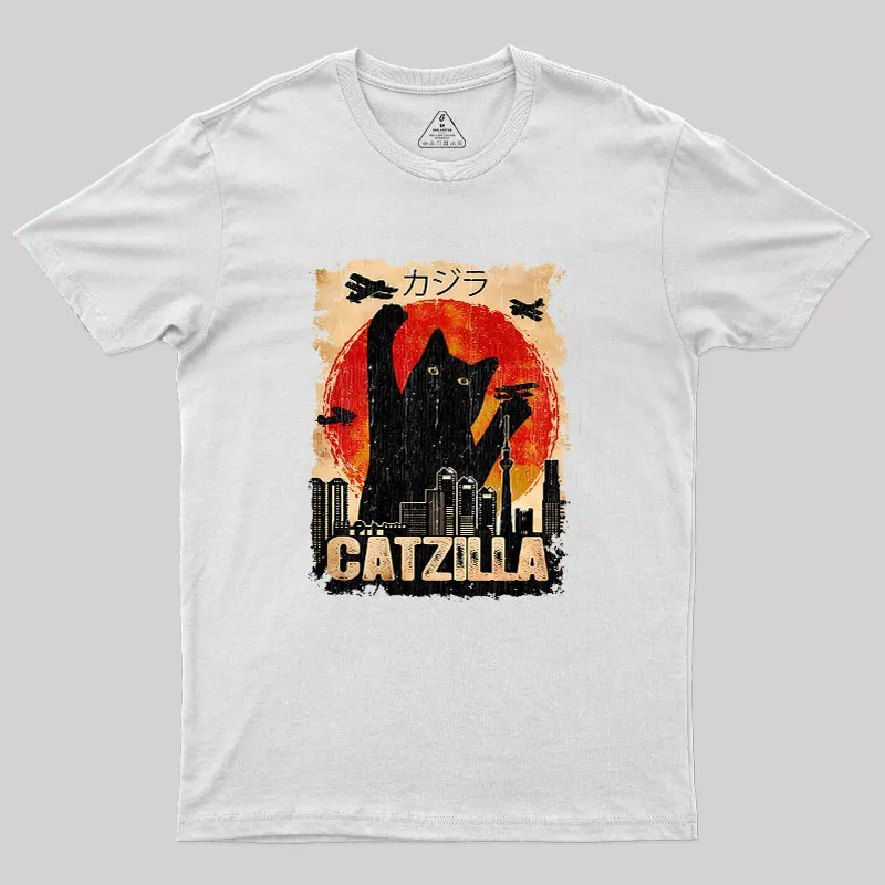 Black Cat Geek T-Shirt - Image 11