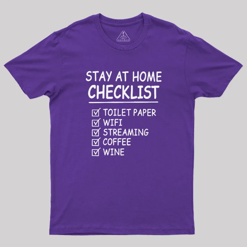 Home Checklist Geek T-Shirt - Image 8