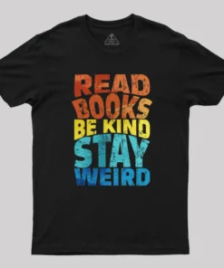Alternative view of Read Books Be Kind Geek T-Shirt