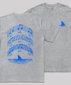Alternative view of Oceanic Melody Tide Front and Back Printed Geek T-Shirt