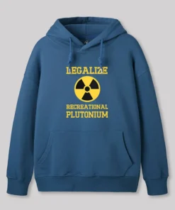 Alternative view of Legalize Recreational Plutonium Geek Hoodie