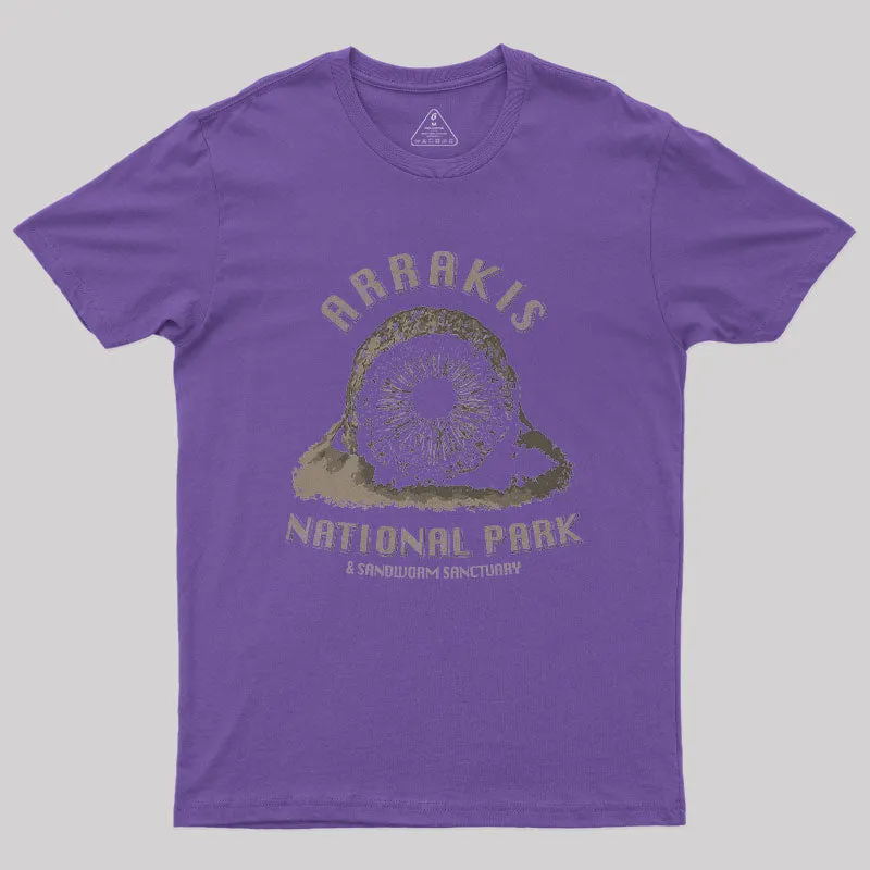 Desert Planet National Park Geek T-Shirt - Image 3