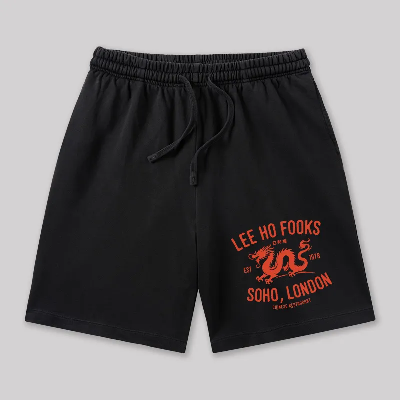 Lee Ho Fooks Vintage Resto Geeky Washed Shorts