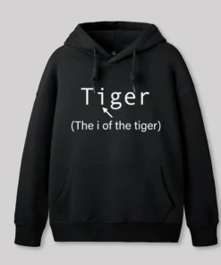 The i Of The Tiger Geek Hoodie