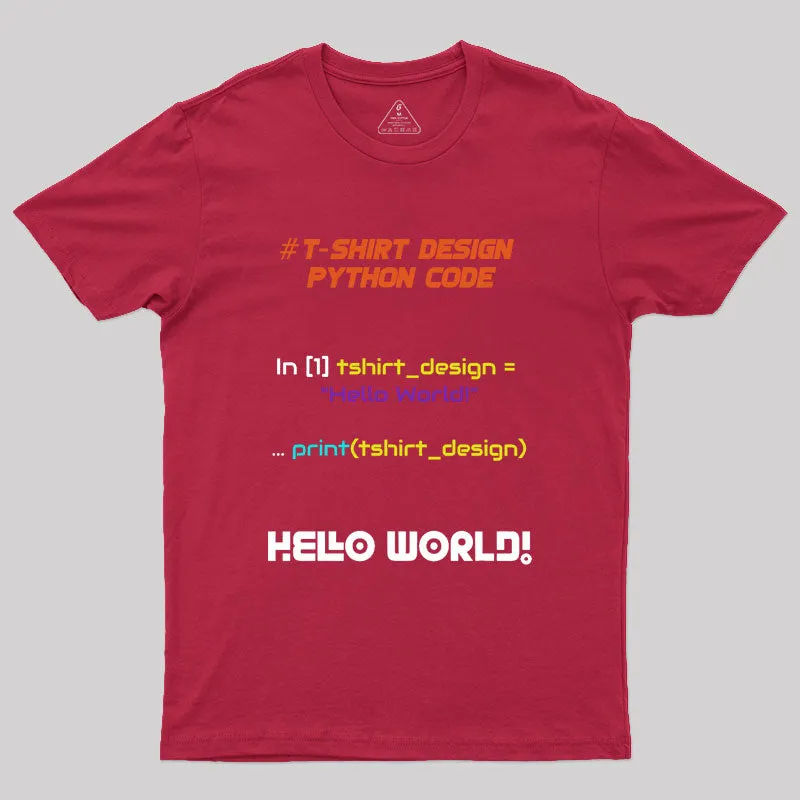 Python Code Invert Geek T-Shirt - Image 3