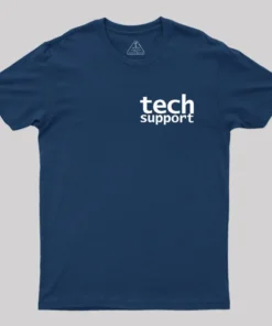 Alternative view of Tech Support Minimal Geek T-Shirt