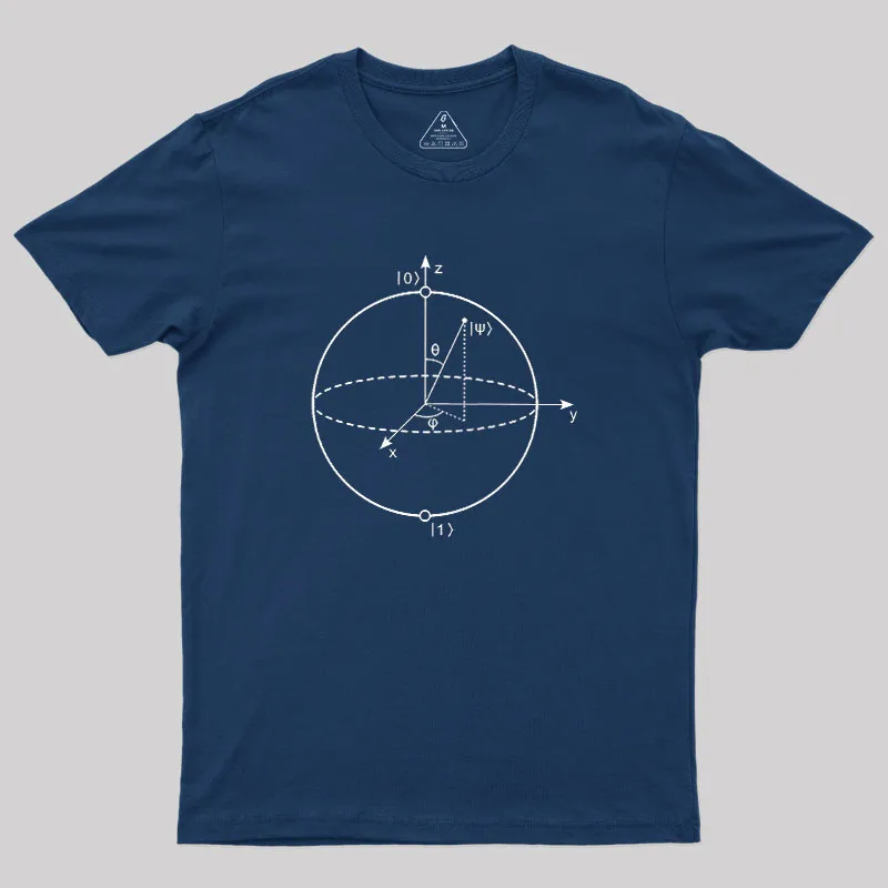 Bloch Sphere Geek T-Shirt - Image 2