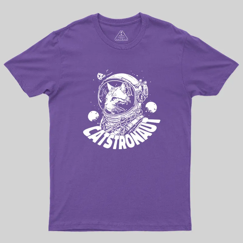 Catstronaut Geek T-Shirt - Image 6