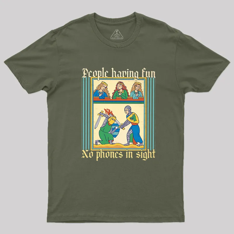 Funny Medieval History Buff Geek T-Shirt - Image 3