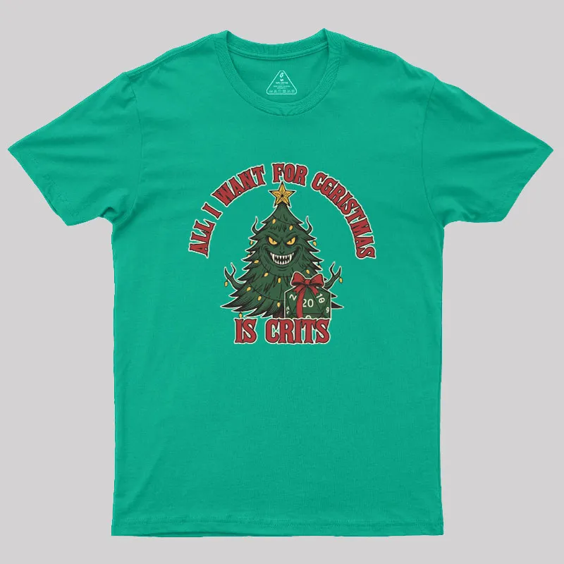 Oh Merry Pun Christmas Geek T-Shirt - Image 9