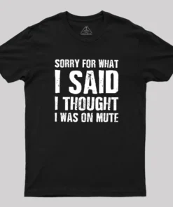 Mute Mishap Geek T-Shirt