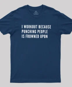 Alternative view of Funny Gym Humor Geek T-Shirt