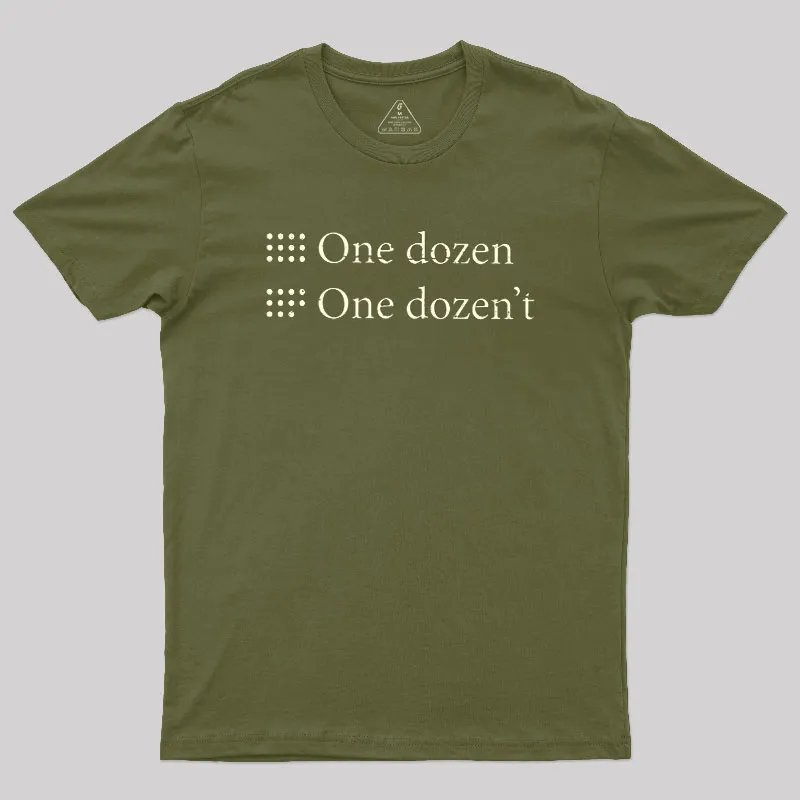 One Dozen One Dozen't Geek T-Shirt - Image 3