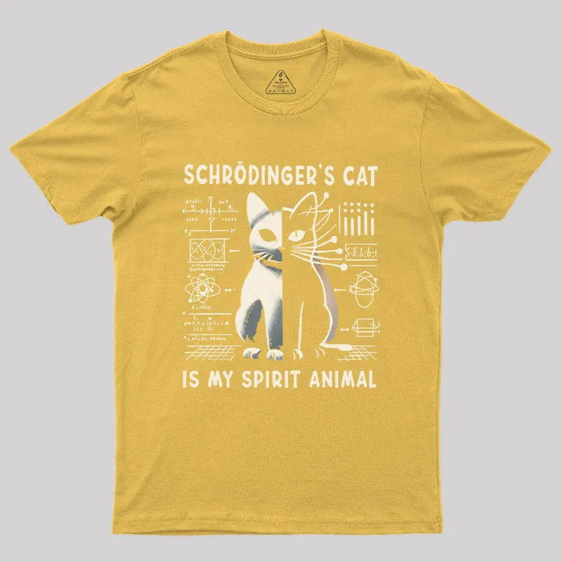 Schrodinger's Сat Science Nerd T-Shirt - Image 6