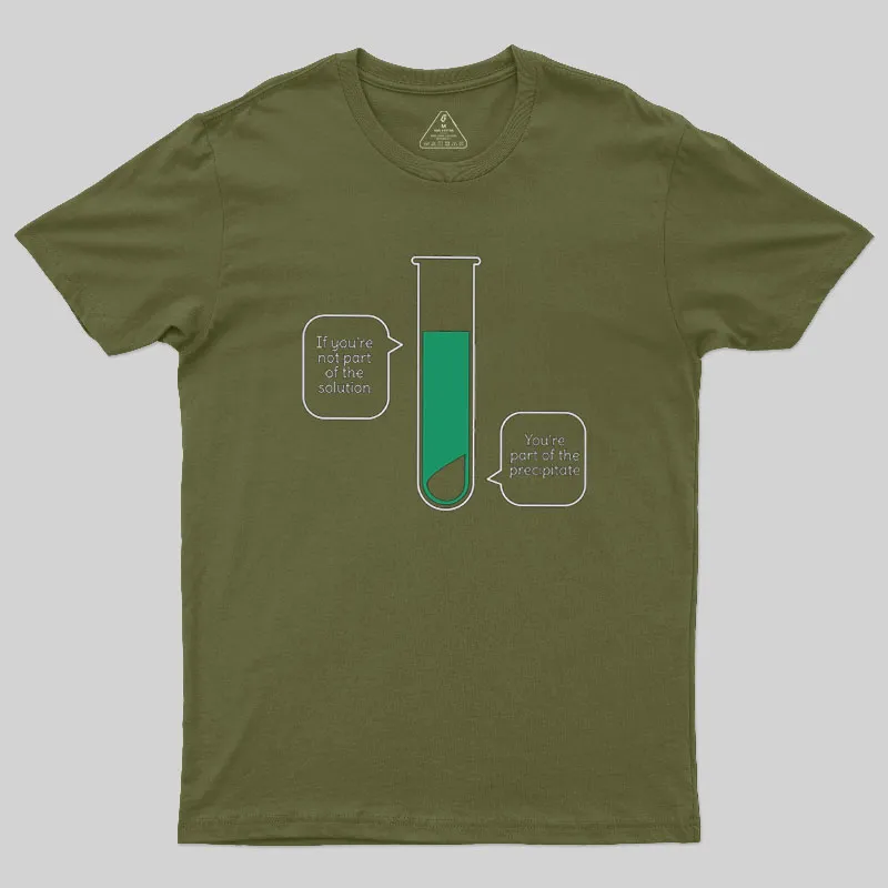 Solution And Precipitate Geek T-Shirt - Image 3