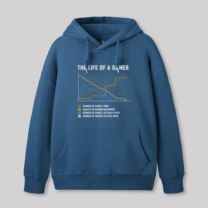 The Life Of A Gamer Geek Hoodie - Image 2