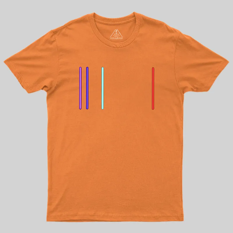 Hydrogen Emission Spectrum Geek T-Shirt - Image 5