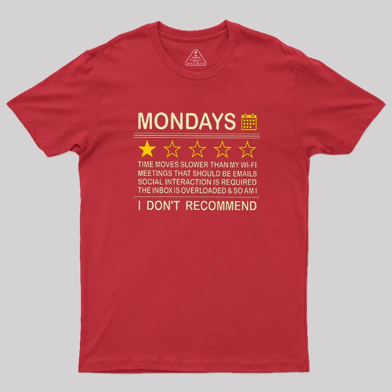 Mondays Geek T-Shirt - Image 4