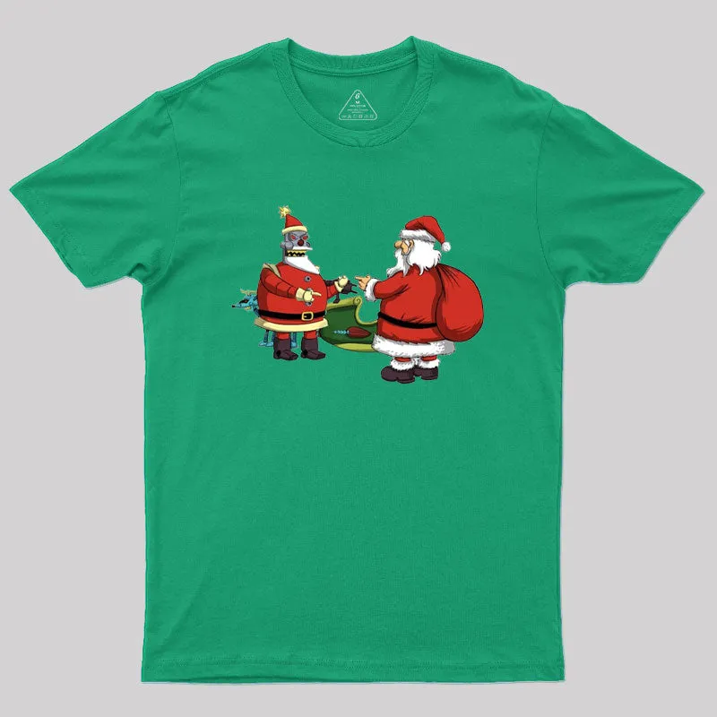 Santa Is That You Geek T-Shirt - Image 9