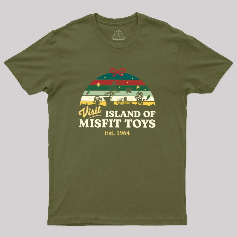 Visit Island of Misfit Toys Geek T-Shirt - Image 3