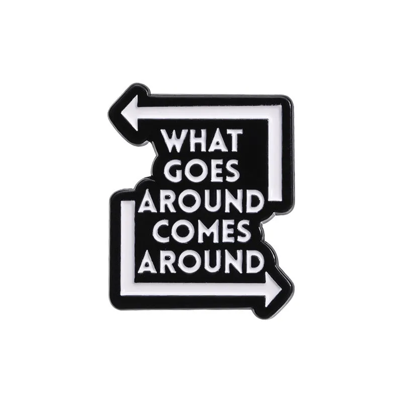 Funny Text Meme Metal Pins - Image 3