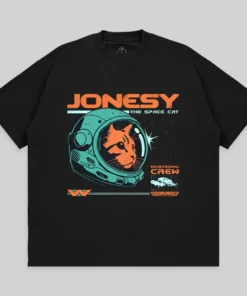 Jonesy The Space Cat Unisex Oversized T-shirt