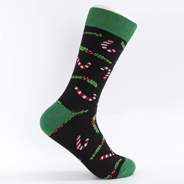 Men's Plus Size Thickened Christmas Tide Socks - Image 5